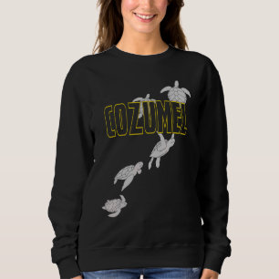 Cozumel Sea Turtles Scuba Diving With Turtles 1 Sweatshirt