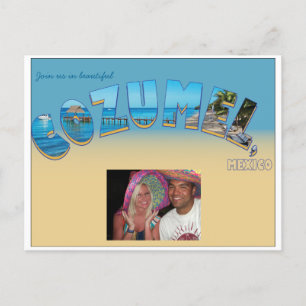 Cozumel Wedding Invitation Postcard