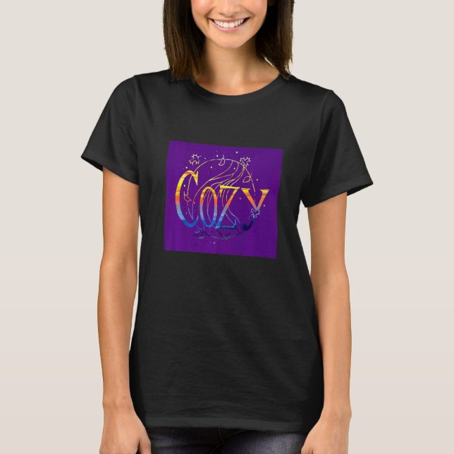 Cozy And Co Fall Design T-Shirt (Front)