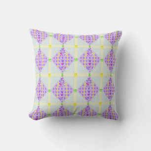 Cozy and sensual knit printed cushion