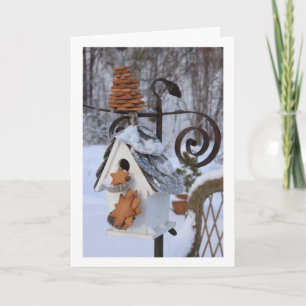 COZY AND WARM INDOORS FOR CHRISTMAS CARD