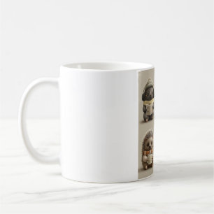 Cozy Animal Friends Reading and Relaxing Coffee Mug
