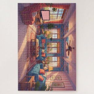Cozy Anime Room Jigsaw Puzzle