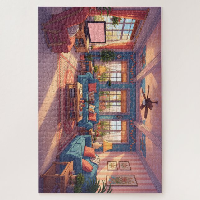     Cozy Anime Room Jigsaw Puzzle  (Vertical)