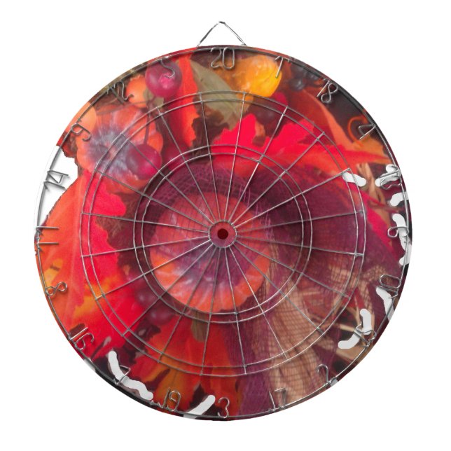 Cozy Autumn Charm - Fall Decor & Gifts Dartboard (Front)