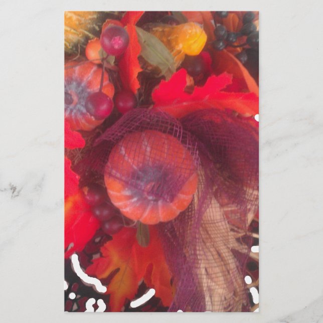 Cozy Autumn Charm - Fall Decor & Gifts Stationery (Front)