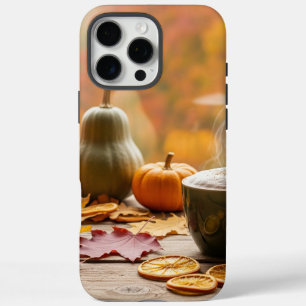 Cozy Autumn Coffee and Book with Warm Fall Decor iPhone 16 Pro Max Case