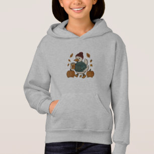 Cozy Autumn Duck with Pumpkin Coffee