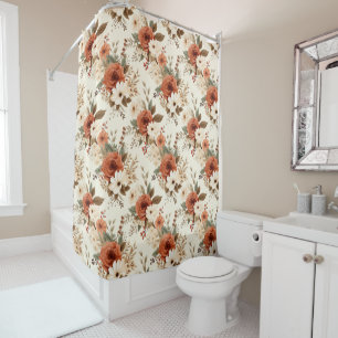 Cozy Autumn Floral Print Digital Art