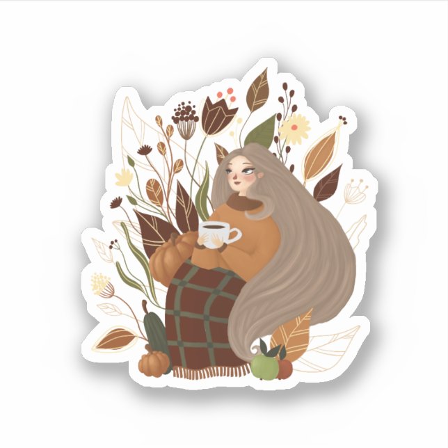Cozy Autumn Girl (Front)