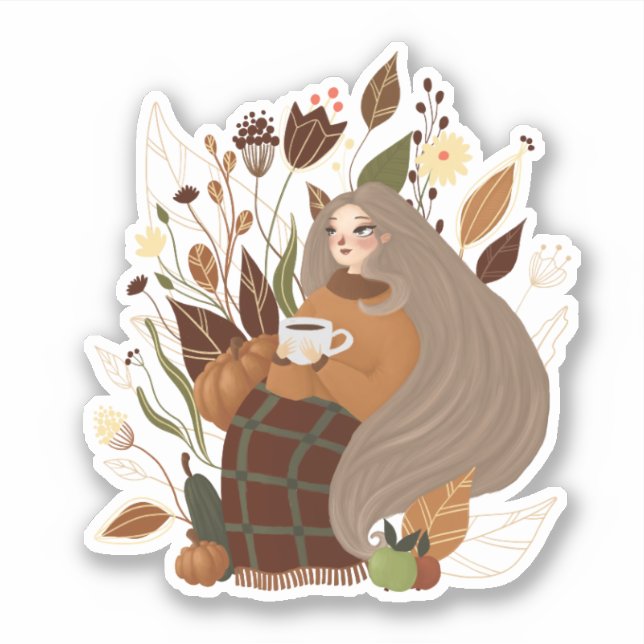 Cozy Autumn Girl (Front)