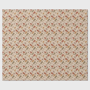 Cozy Autumn Knitting Rustic Fall Cottagecore Wrapping Paper