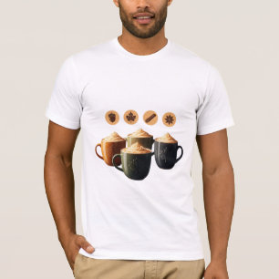 Cozy Autumn Latte Coffee Mugs T-Shirt