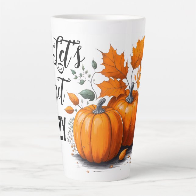Cozy Autumn  Latte Mug (Front)