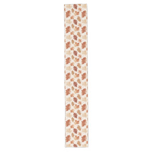 Cozy Autumn Leaf Pattern Long Table Runner