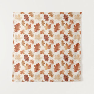 Cozy Autumn Leaf Pattern Tapestry