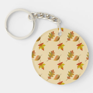 Cozy autumn maple leaves oak leaves