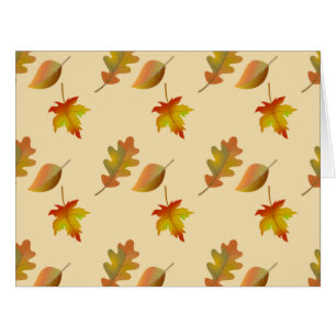 Cozy autumn maple leaves oak leaves