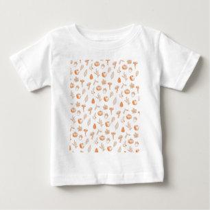 Cozy Autumn Pattern Baby T-Shirt