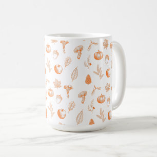 Cozy Autumn Pattern Coffee Mug
