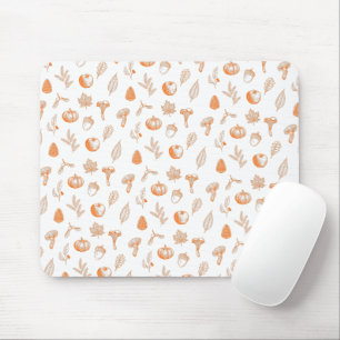 Cozy Autumn Pattern Mouse Pad