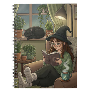 Cozy Autumn Reading Nook - Witch Cat Books Tea