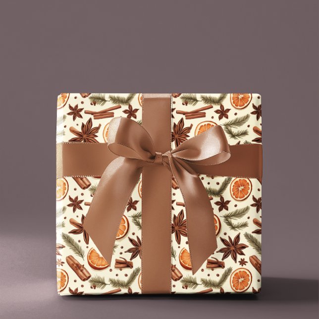 Cozy Autumn Spice Wrapping Paper Roll (Creator Uploaded)