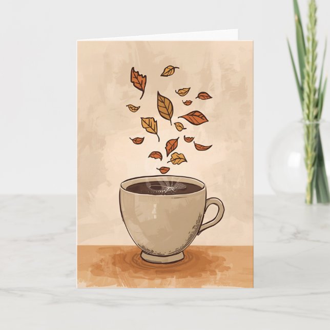 Cozy Autumn Vibes Card (Front)