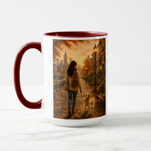 Cozy Autumn Walk with My Best Friend Mug