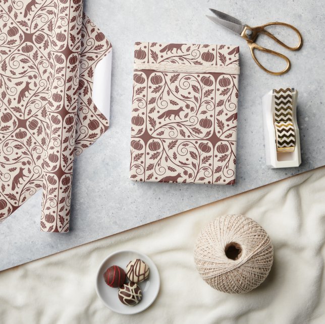 Cozy Autumnal Wrapping Paper (Crafts)