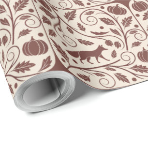 Cozy Autumnal Wrapping Paper 