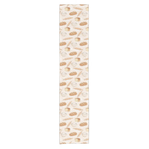 Cozy Baking Pattern Short Table Runner