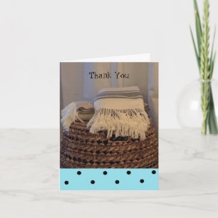 Cozy Basket Thank You Card