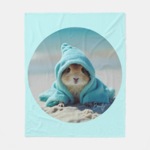 Cozy Beach Hamster – Soft & Warm Blanket for All