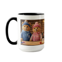 Cozy Bear Couple Mug | The Frosty Family
