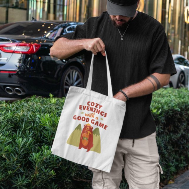 Cozy Bear Gaming Tote Bag (Creator Uploaded)