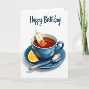 Cozy Birthday Beverage Card