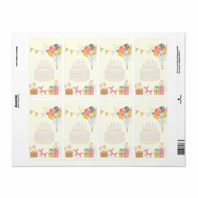 Cozy Birthday Card  (Full Sheet)