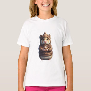 Cozy Birthday Hamster Kids T-Shirt
