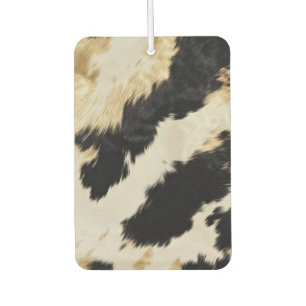 Cozy Black Cream Gold Southwest Cowhide Air Freshener