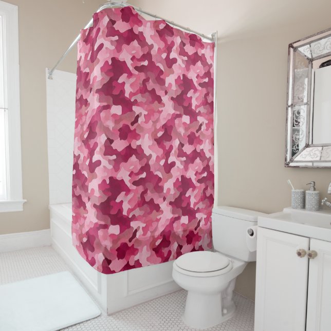 Cozy Blush Pink Camouflage Blanket for Stylish Com (In Situ)