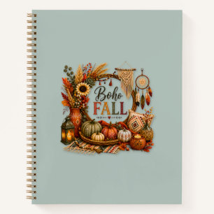 Cozy Boho Fall / Cozy Bohemian Notebook