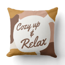 Cozy Boho Minimal Design Throw Pillow Cover