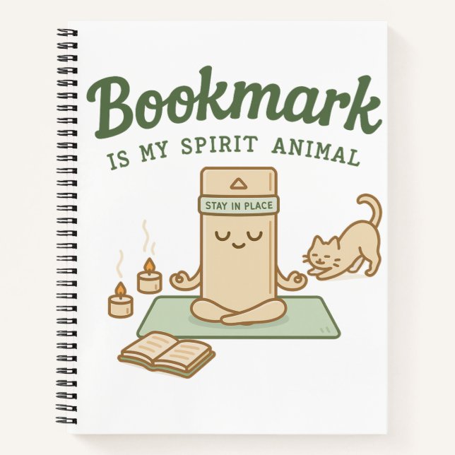 Cozy Book Lover & Mindfulness Design (Front)