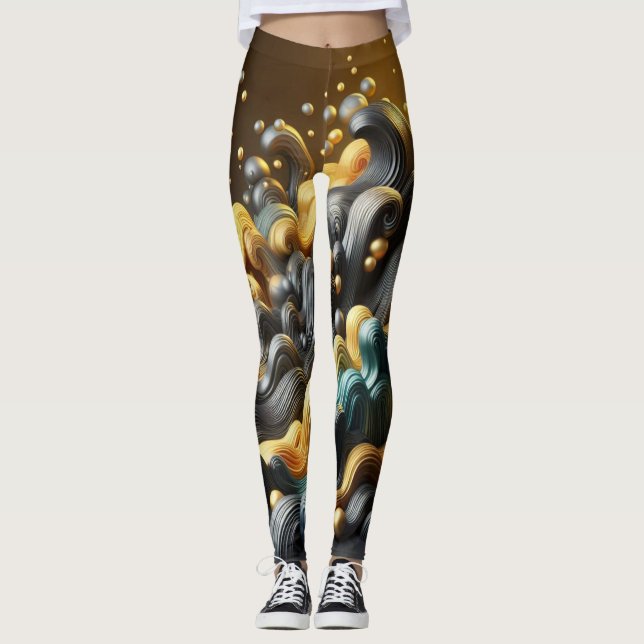 Cozy Book Nook Capris Leggings (Front)