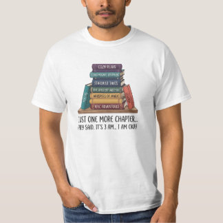 Cozy Book Stack Reading Quote T-Shirt