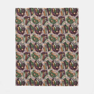 Cozy Books Fleece Blanket