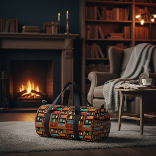 Cozy Bookshelves  Duffle Bag