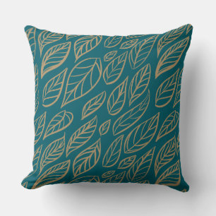 Cozy Botanical Throw Pillow