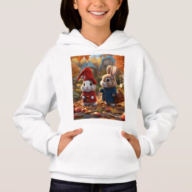 Cozy Bunny Wanderers" (Front)